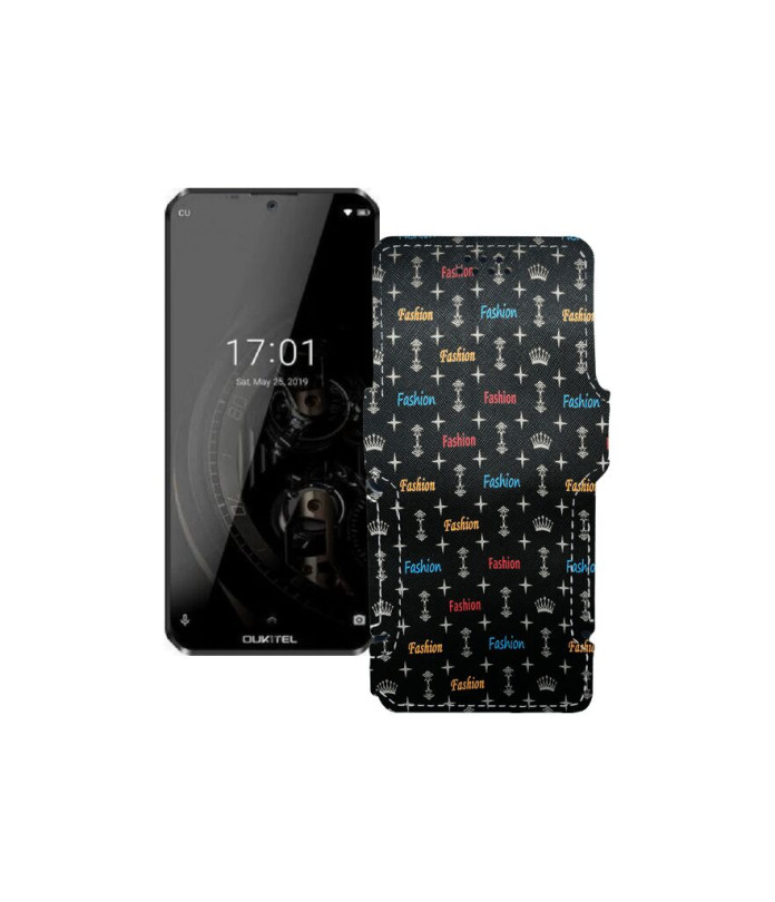 Чохол-книжка з екошкіри для телефону Oukitel K12