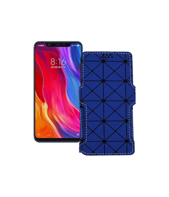 Чохол-книжка з екошкіри для телефону Xiaomi mi 8