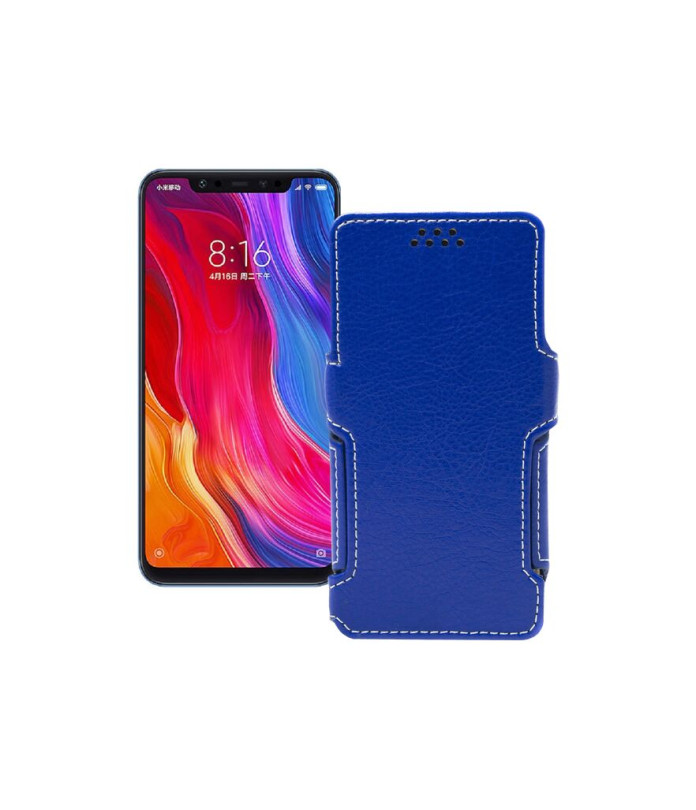 Чохол-книжка з екошкіри для телефону Xiaomi mi 8