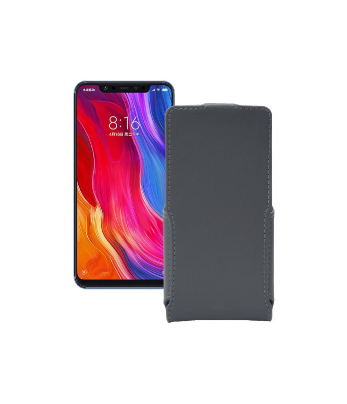 Чохол-флип з екошкіри для телефону Xiaomi mi 8