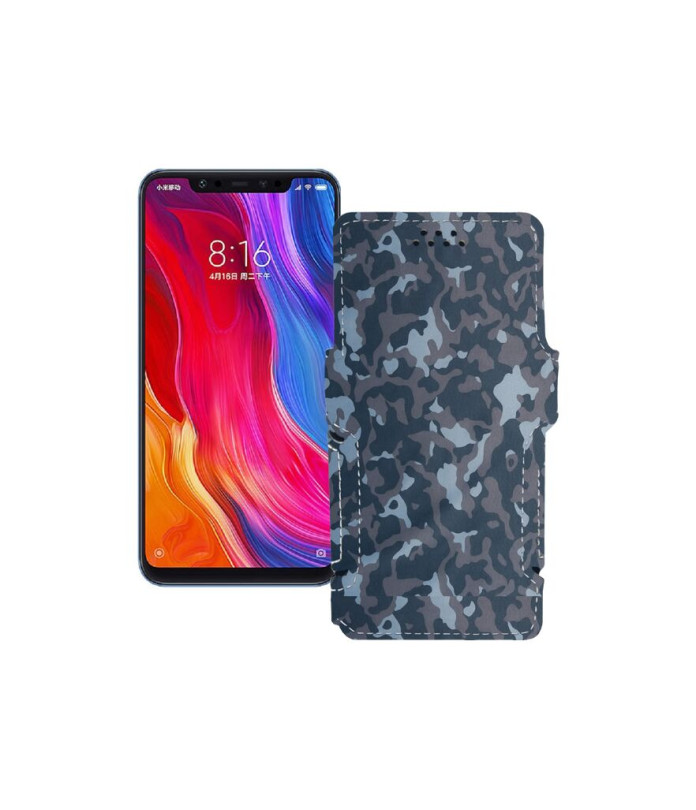 Чохол-книжка з екошкіри для телефону Xiaomi mi 8