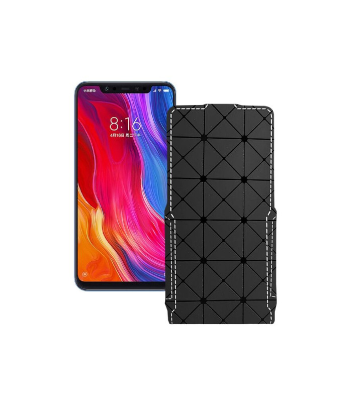 Чохол-флип з екошкіри для телефону Xiaomi mi 8