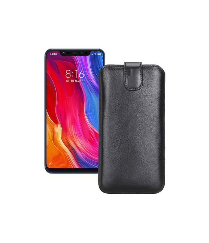 Витяжка з екошкіри для телефону Xiaomi mi 8