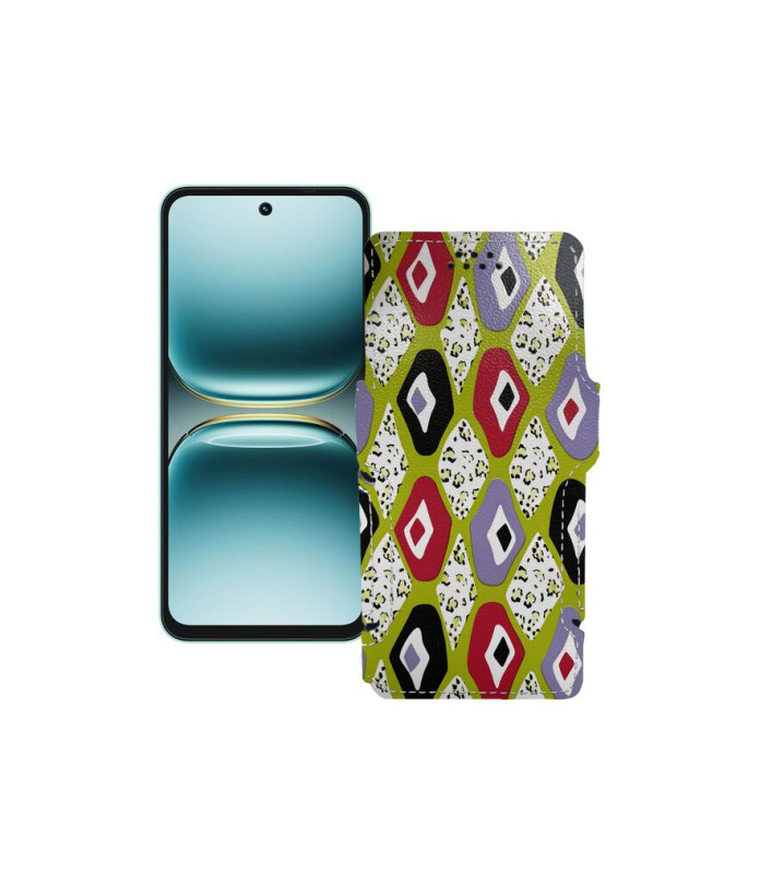 Чохол-книжка з екошкіри для телефону Tecno Spark Go 2