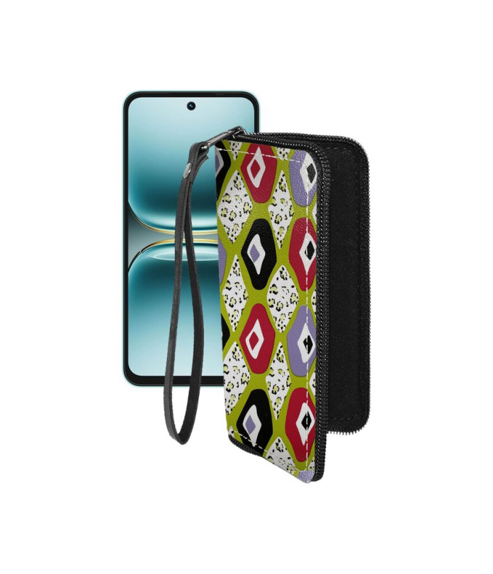 Чохол-гаманець з екошкіри для телефону Tecno Spark Go 2