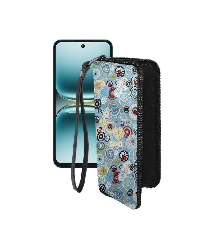 Чохол-гаманець з екошкіри для телефону Tecno Spark Go 2