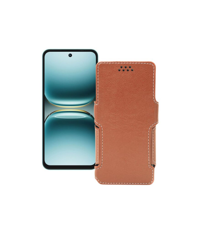 Чохол-книжка з екошкіри для телефону Tecno Spark Go 2