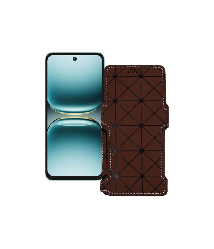 Чохол-книжка з екошкіри для телефону Tecno Spark Go 2