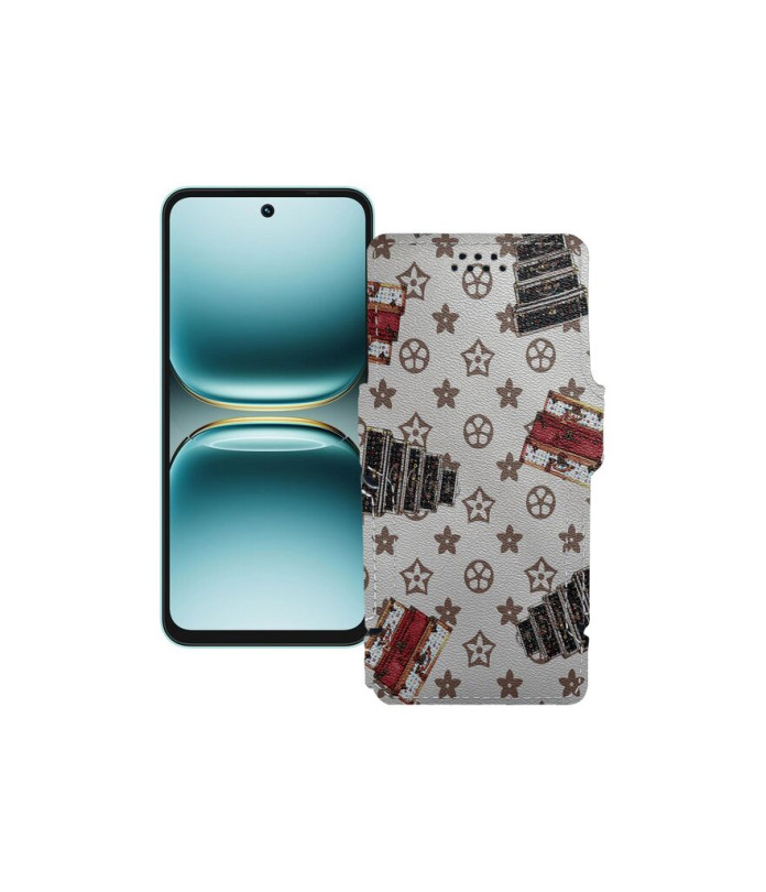 Чохол-книжка з екошкіри для телефону Tecno Spark Go 2