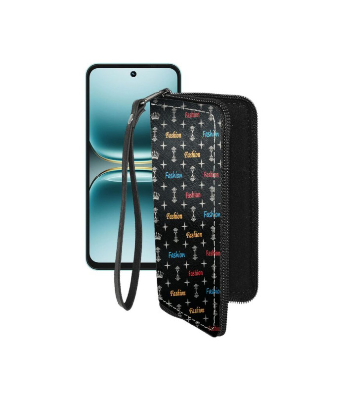 Чохол-гаманець з екошкіри для телефону Tecno Spark Go 2