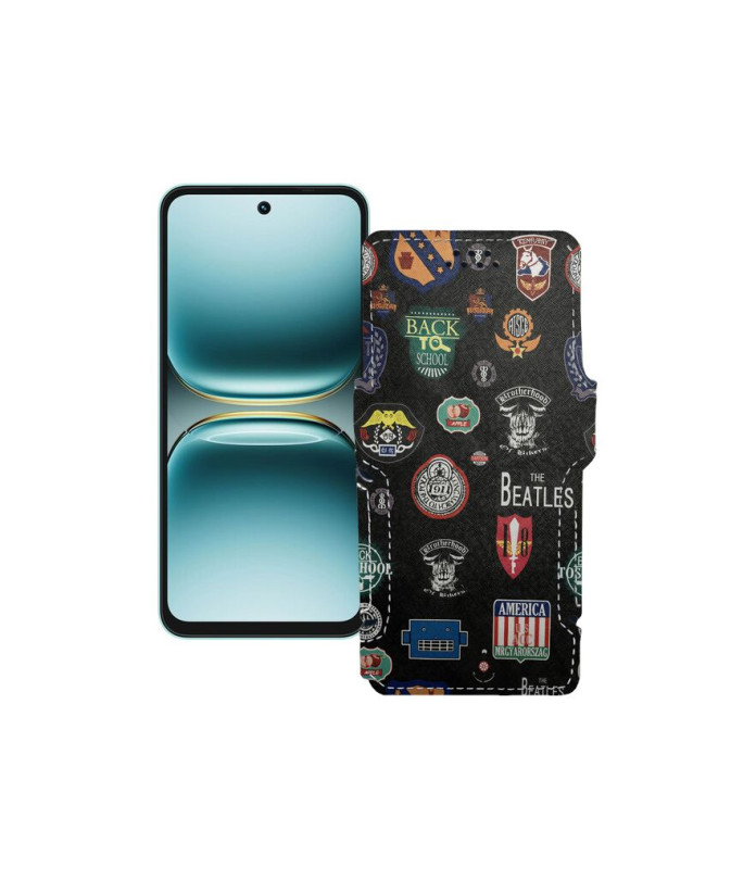 Чохол-книжка з екошкіри для телефону Tecno Spark Go 2