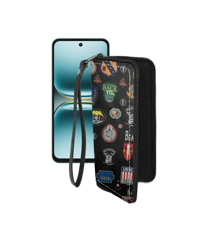 Чохол-гаманець з екошкіри для телефону Tecno Spark Go 2