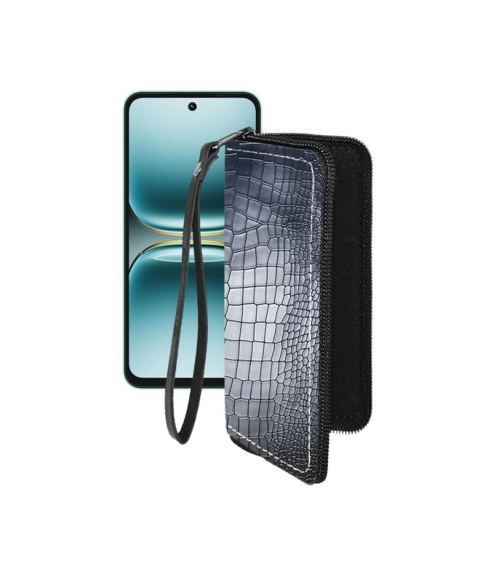 Чохол-гаманець з екошкіри для телефону Tecno Spark Go 2