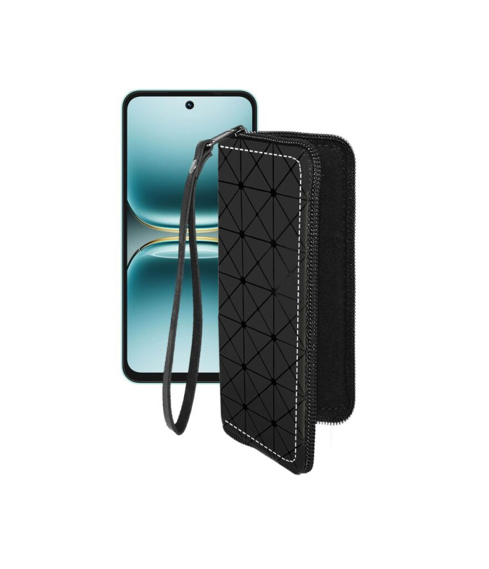 Чохол-гаманець з екошкіри для телефону Tecno Spark Go 2