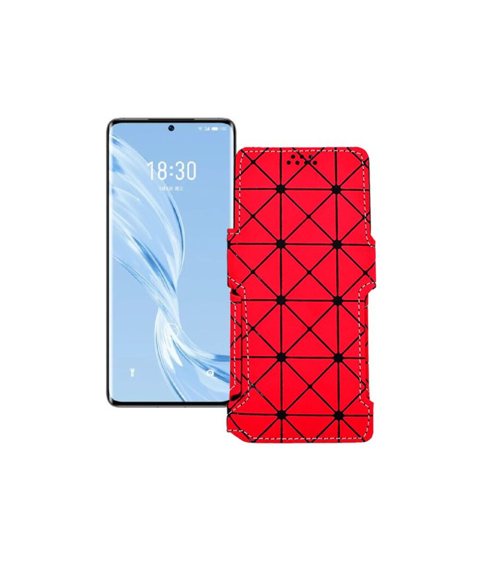 Чохол-книжка з екошкіри для телефону Meizu 18s