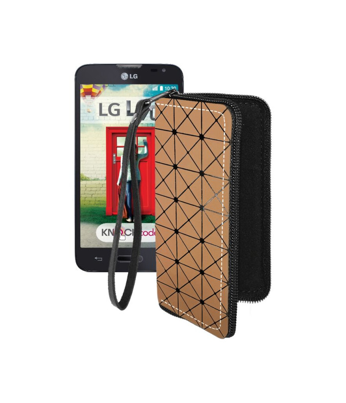 Чохол-гаманець з екошкіри для телефону LG L90 D405