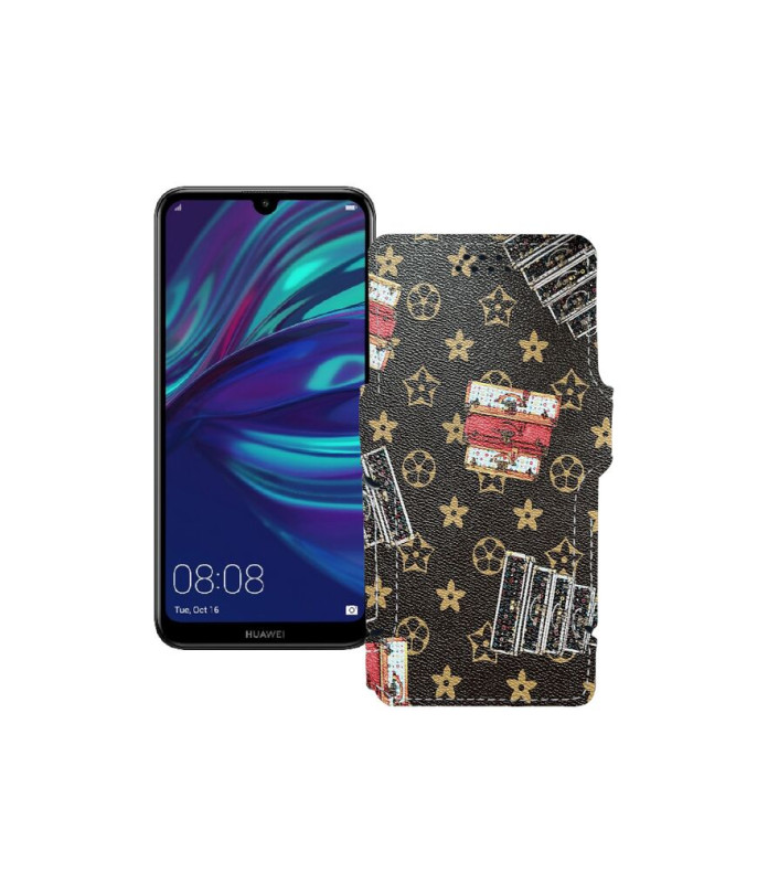 Чохол-книжка з екошкіри для телефону Huawei Y7 (2019)