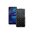 Чохол-флип з екошкіри для телефону Huawei Y7 (2019)