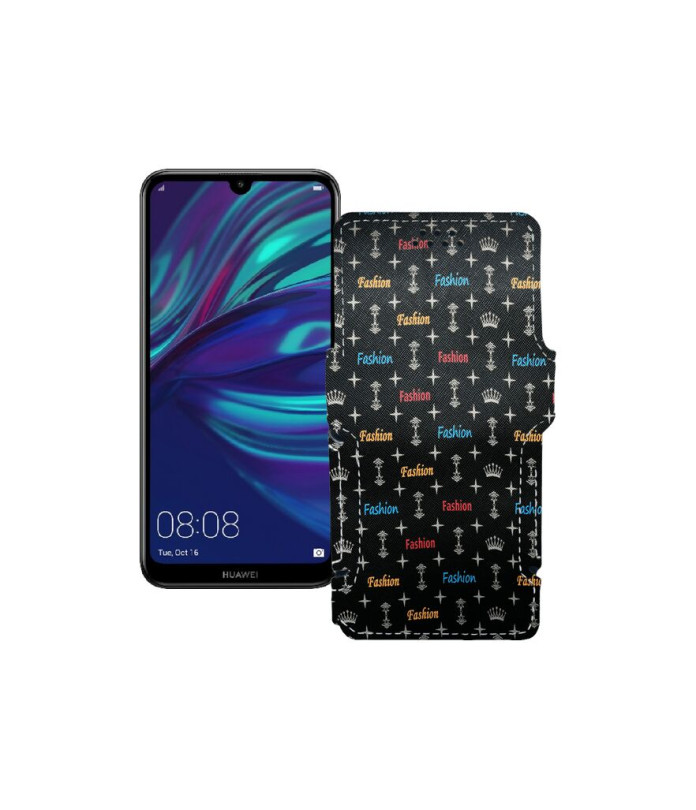 Чохол-книжка з екошкіри для телефону Huawei Y7 (2019)