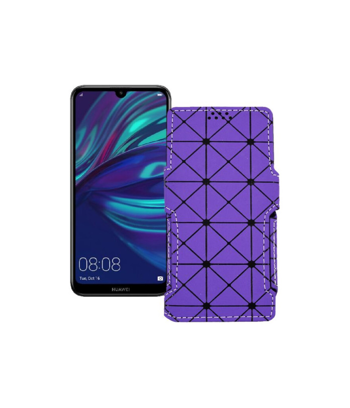 Чохол-книжка з екошкіри для телефону Huawei Y7 (2019)