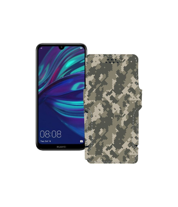 Чохол-книжка з екошкіри для телефону Huawei Y7 (2019)