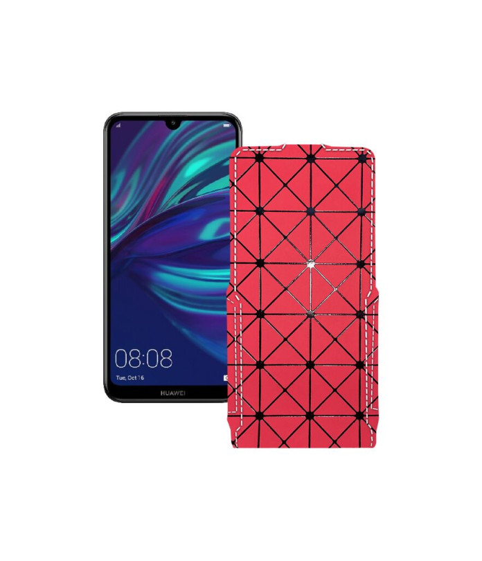 Чохол-флип з екошкіри для телефону Huawei Y7 (2019)