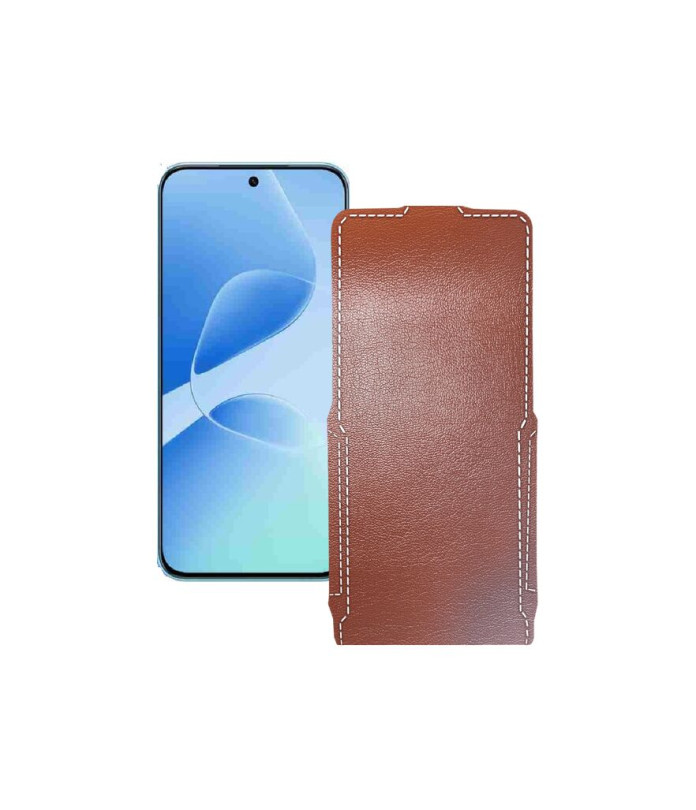 Чохол-флип з екошкіри для телефону Infinix hot 60 pro