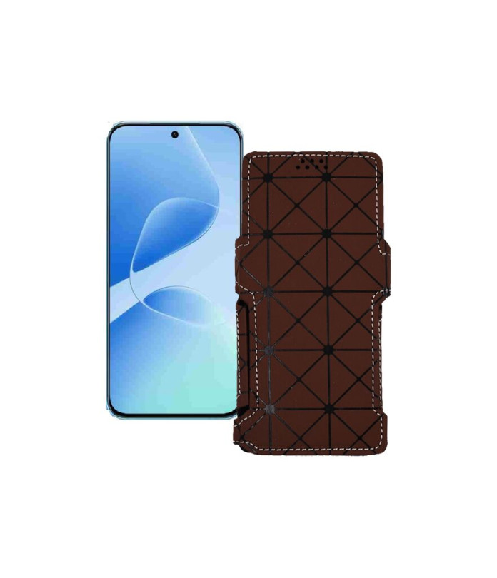 Чохол-книжка з екошкіри для телефону Infinix hot 60 pro