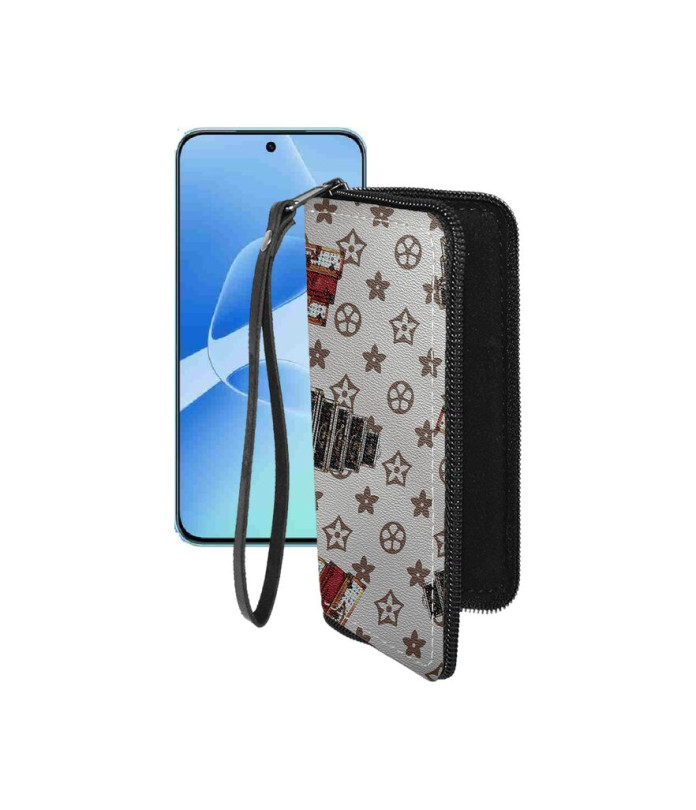 Чохол-гаманець з екошкіри для телефону Infinix hot 60 pro