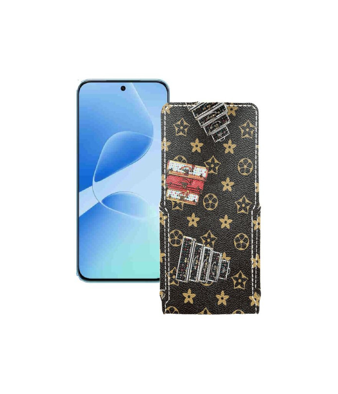Чохол-флип з екошкіри для телефону Infinix hot 60 pro