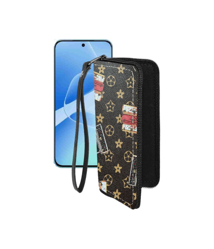 Чохол-гаманець з екошкіри для телефону Infinix hot 60 pro