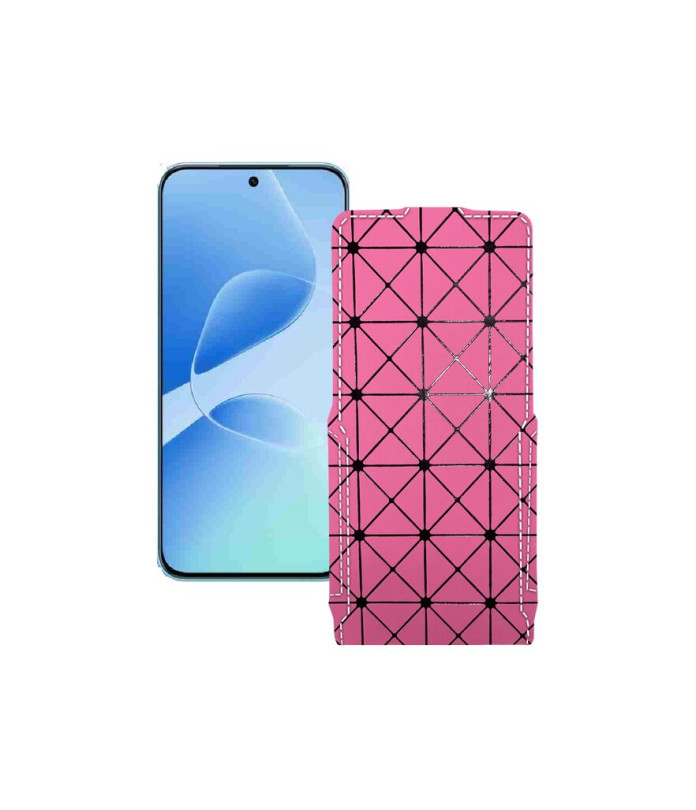 Чохол-флип з екошкіри для телефону Infinix hot 60 pro