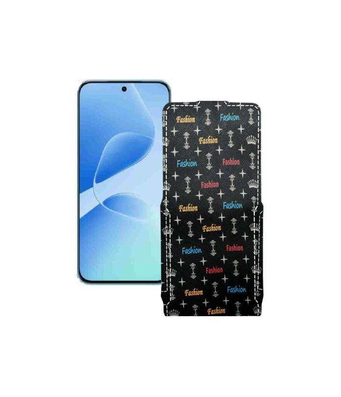 Чохол-флип з екошкіри для телефону Infinix hot 60 pro