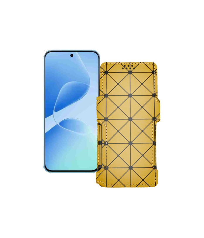 Чохол-книжка з екошкіри для телефону Infinix hot 60 pro