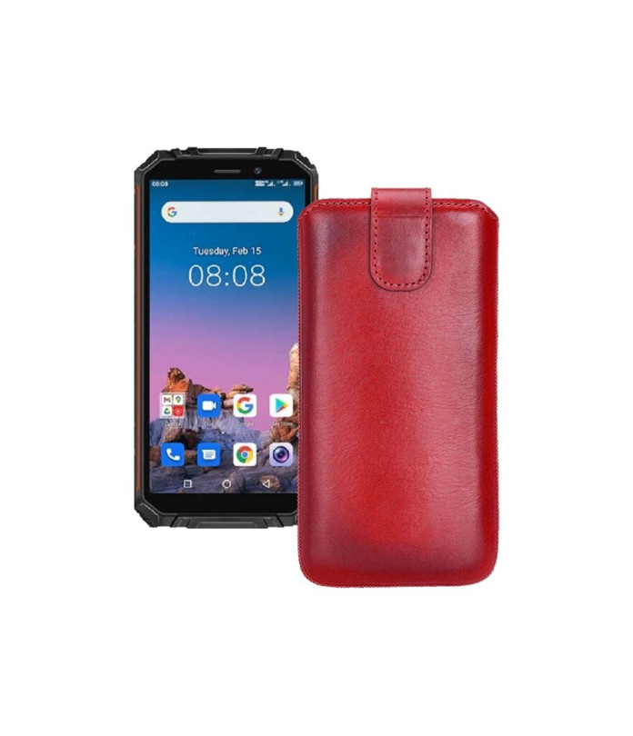 Витяжка з екошкіри для телефону Oukitel WP18 Pro