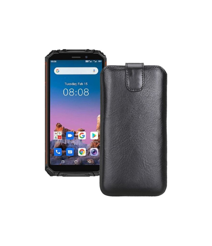 Витяжка з екошкіри для телефону Oukitel WP18 Pro