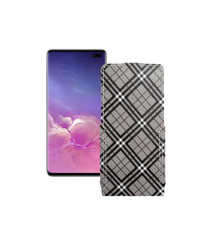 Чохол-флип з екошкіри для телефону Samsung Galaxy S10 Plus (G975)