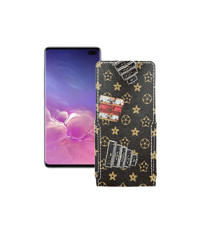 Чохол-флип з екошкіри для телефону Samsung Galaxy S10 Plus (G975)