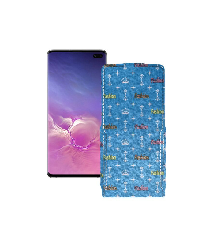 Чохол-флип з екошкіри для телефону Samsung Galaxy S10 Plus (G975)