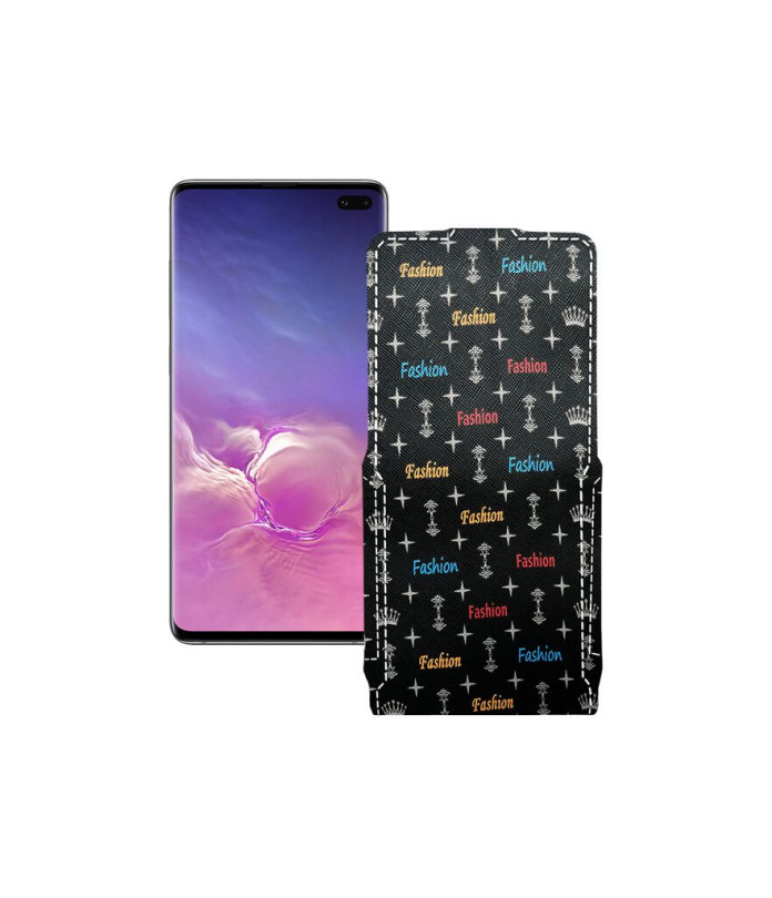 Чохол-флип з екошкіри для телефону Samsung Galaxy S10 Plus (G975)