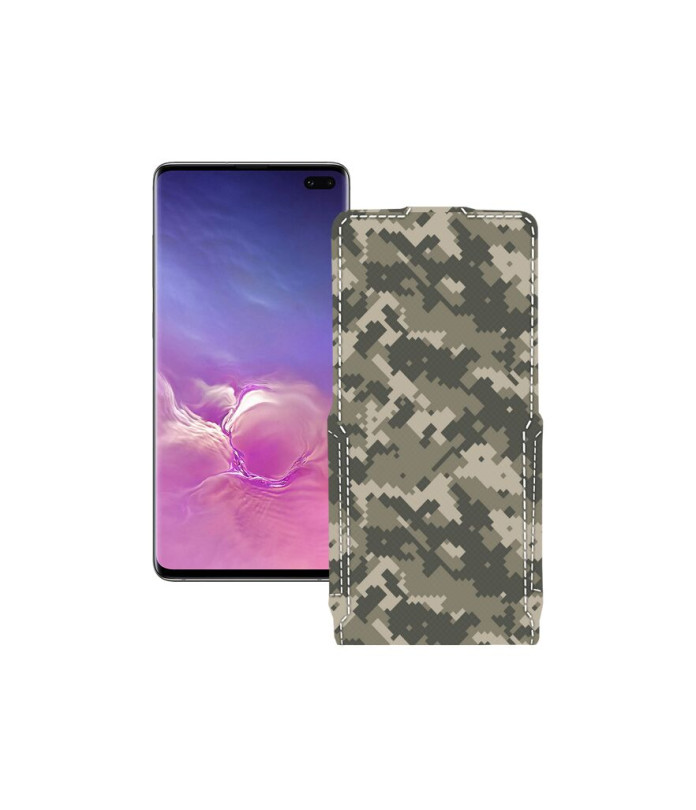 Чохол-флип з екошкіри для телефону Samsung Galaxy S10 Plus (G975)