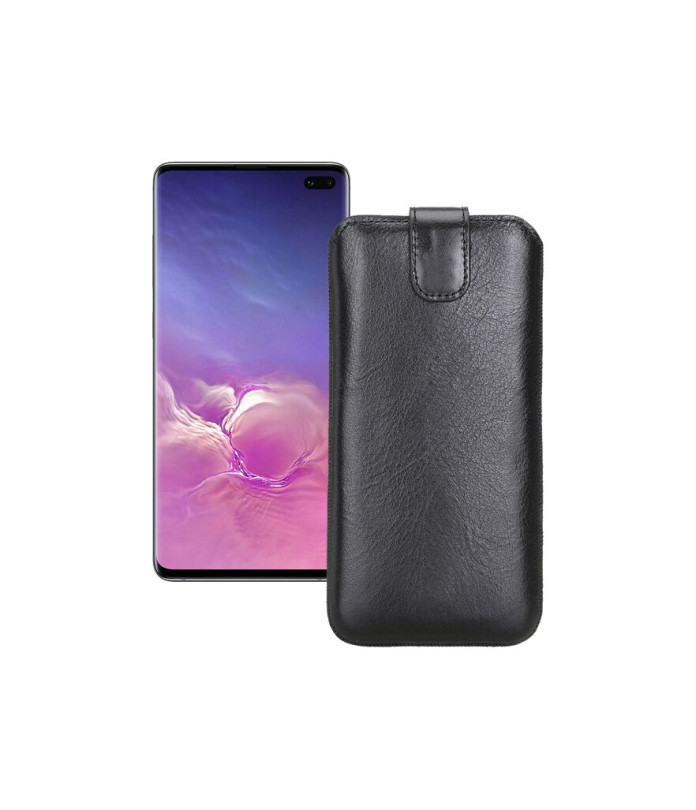 Витяжка з екошкіри для телефону Samsung Galaxy S10 Plus (G975)