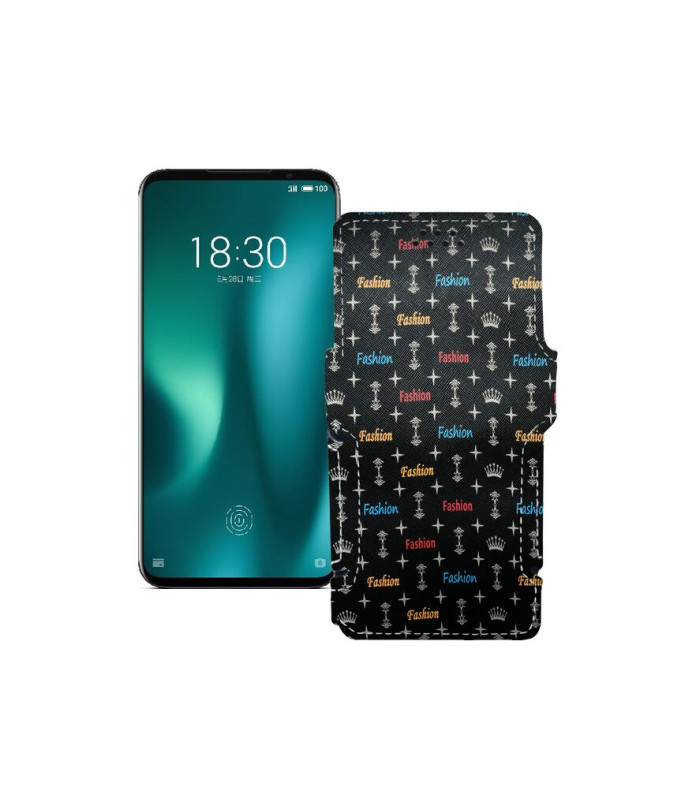 Чохол-книжка з екошкіри для телефону Meizu 16s