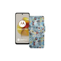 Чохол-книжка з екошкіри для телефону Motorola Moto G73 5G