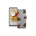 Чохол-книжка з екошкіри для телефону Motorola Moto G73 5G