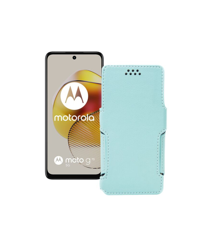 Чохол-книжка з екошкіри для телефону Motorola Moto G73 5G