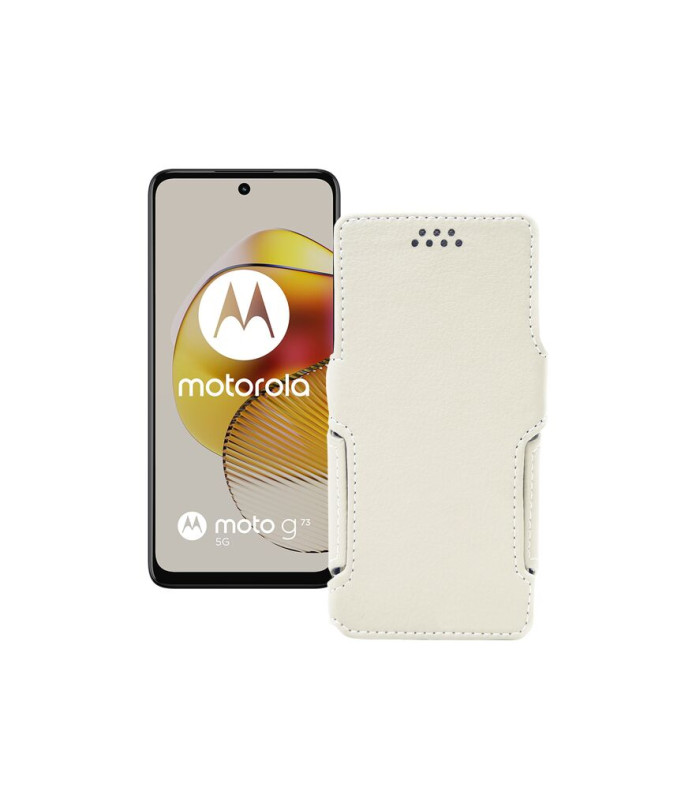 Чохол-книжка з екошкіри для телефону Motorola Moto G73 5G