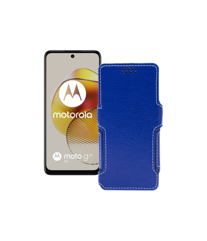 Чохол-книжка з екошкіри для телефону Motorola Moto G73 5G