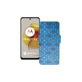 Чохол-книжка з екошкіри для телефону Motorola Moto G73 5G