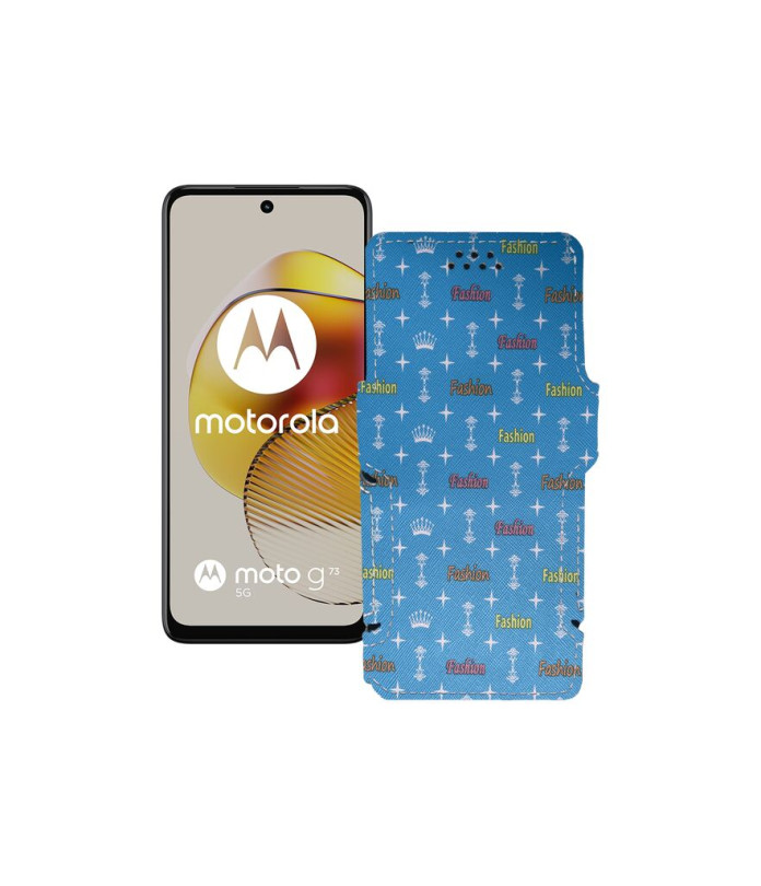 Чохол-книжка з екошкіри для телефону Motorola Moto G73 5G